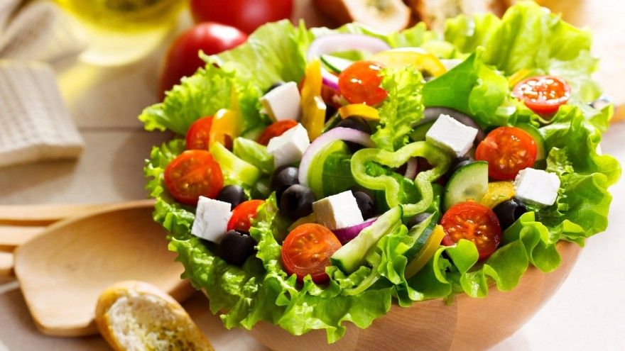 Салат с оливками и помидорами черри - рецепты с фото